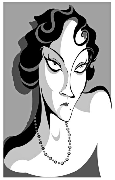 Gloria Swanson by Neale Osborne